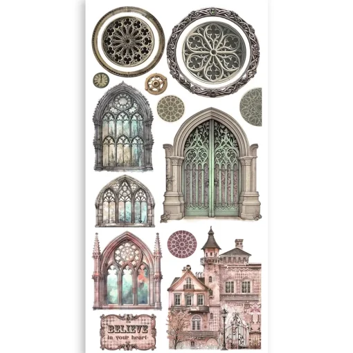 Set Paper Cut-outs Master of Magic Stamperia