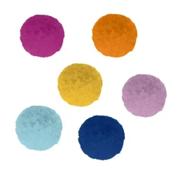 Set Pompones Multicolor Color Block Artemio 1,5cm