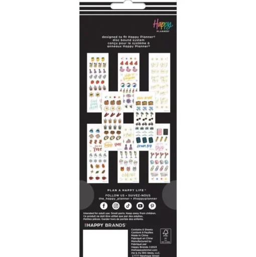 Set Stickers All the Things Icons Happy Planner