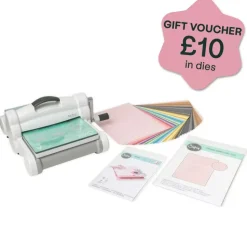 Sizzix Big Shot WhiteandGrey PLUS Kit de iniciación