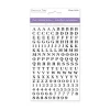 Stickers Abecedario Mini Negro MultiCraft
