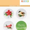 Stickers Metal Christmas Berries Artemio