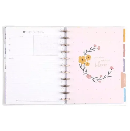 SUPER OFERTA **40%** Big Teacher Cottagecore Florals Happy Planner