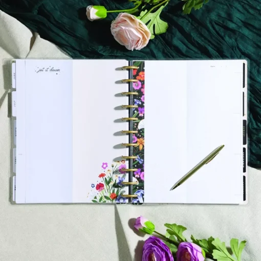 SUPER OFERTA **40%** Bloque de hojas Folded Moody Blooms Big Happy Planner