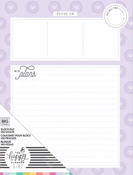 SUPER OFERTA **30%** Bloque de Hojas Planner babe Create 365