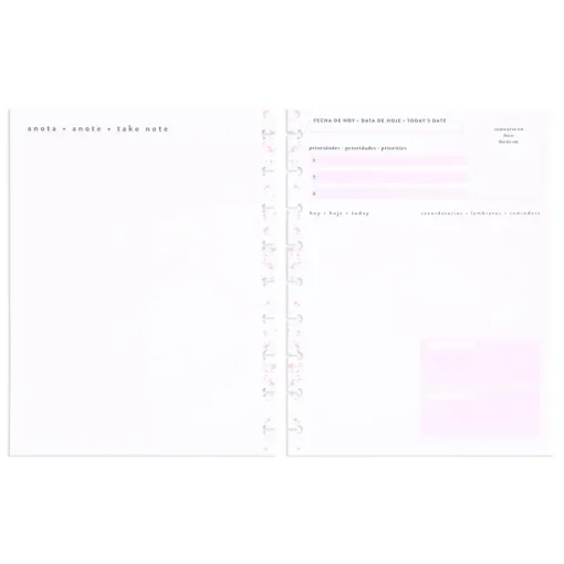 SUPER OFERTA **40%** Bloque de hojas Daily Check-in Classic Happy Planner