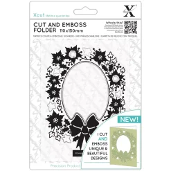 SUPER OFERTA **50%** Carpeta de embossing con Troquel Xcut Corona compatible con Sizzix