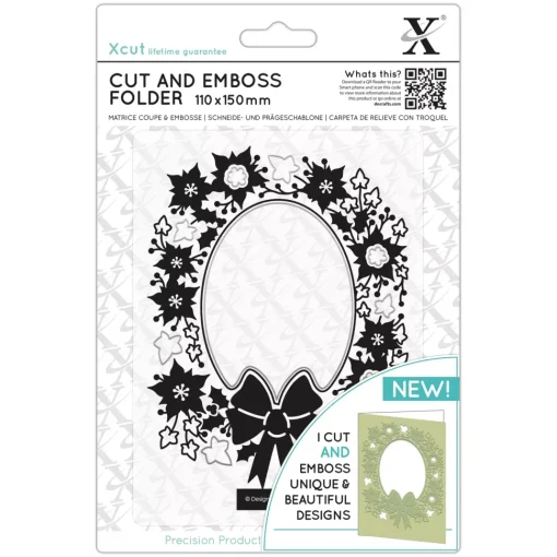 SUPER OFERTA **50%** Carpeta de embossing con Troquel Xcut Corona compatible con Sizzix
