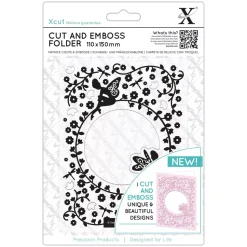 SUPER OFERTA **50%** Carpeta de embossing con Troquel Xcut Flores de Hadas compatible con Sizzix