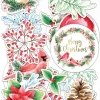 SUPER OFERTA **40%** Chipboard Stickers Christmas Berries Artemio