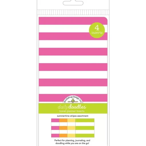 SUPER OFERTA **30%** Cuadernos Summertime Stripes para midori travel planner Doodlebug