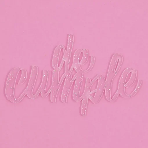 SUPER OFERTA **60%** Die-Cut de Metacrilato De Cumple Craftelier