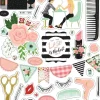 SUPER OFERTA **40%** Die-cuts de chipboard Salon Echo Park