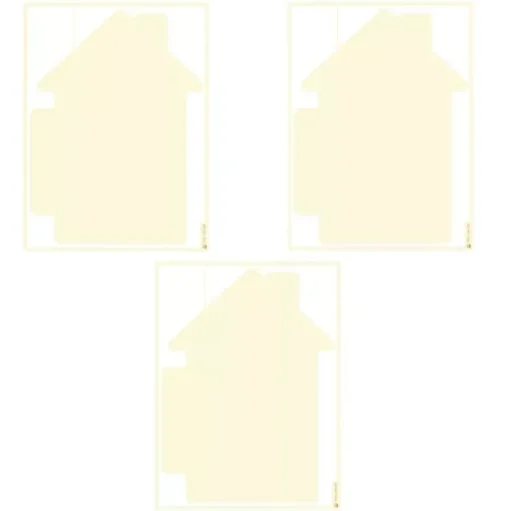 SUPER OFERTA **40%** Die-Cuts Light Chipboard Album Base Refill House P13 15x20cm