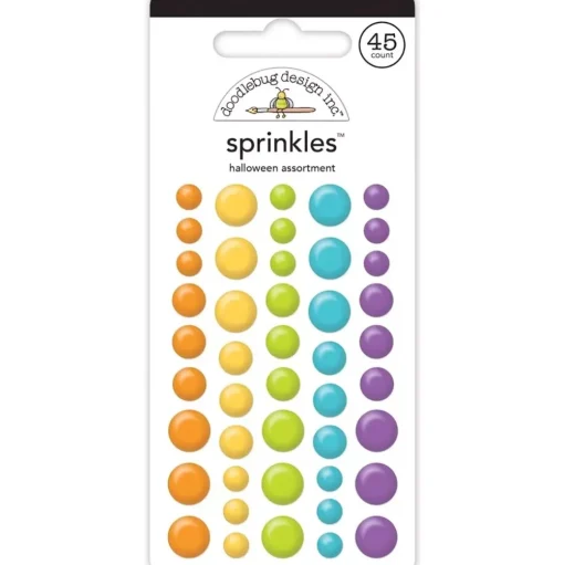 SUPER OFERTA **30%** Enamel Dots Halloween Assortment Doodlebug