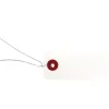 SUPER OFERTA **40%** Etiquetas blancas con hilo de metal kraft 11006410