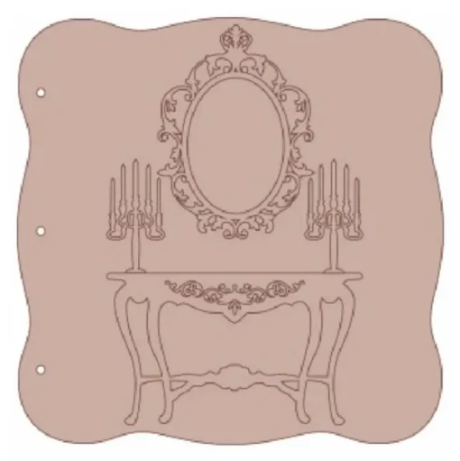 SUPER OFERTA **50%** Álbum Rococó de chipboard Dayka