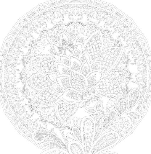 SUPER OFERTA **50%** Lienzo sobre bastidor para colorear Mandala #01 Phoenix 30x30cm