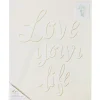 SUPER OFERTA **40%** Lámina acuarelable Love Your Life Color Reveal 40x50cm
