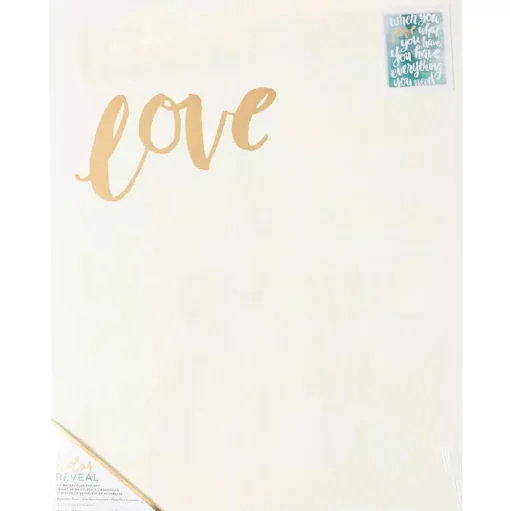 SUPER OFERTA **40%** Lámina acuarelable When You Love Color Reveal 40x50cm