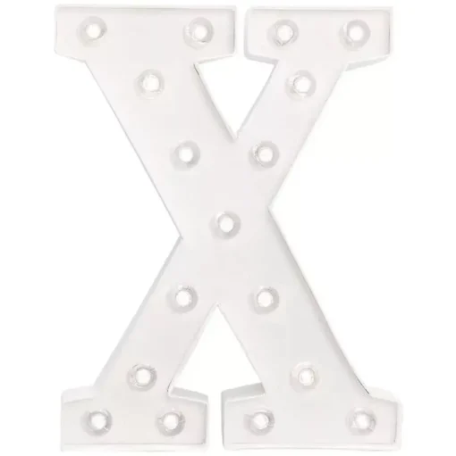 SUPER OFERTA **60%** Marquee Love Letra X 25cm