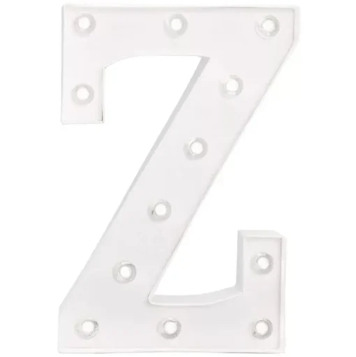 SUPER OFERTA **60%** Marquee Love Letra Z 25cm