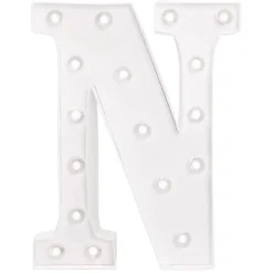 SUPER OFERTA **60%** Marquee Love Letra N 25cm