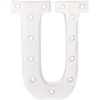SUPER OFERTA **80%** Marquee Love Letra U 25cm