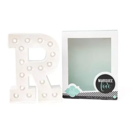 SUPER OFERTA **60%** Marquee Love Letra R