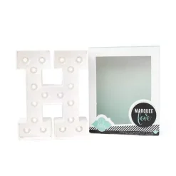 SUPER OFERTA **60%** Marquee Love Letra H