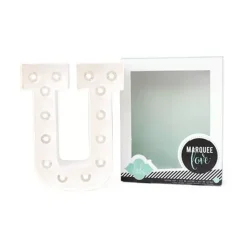 SUPER OFERTA **60%** Marquee Love Letra U