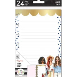 SUPER OFERTA **30%** Mini Hojas Lined Sheet With Foil Rongrong x Mini Create 365