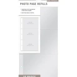 SUPER OFERTA **40%** Pack de Fundas para Álbumes K and Company 12"x6"