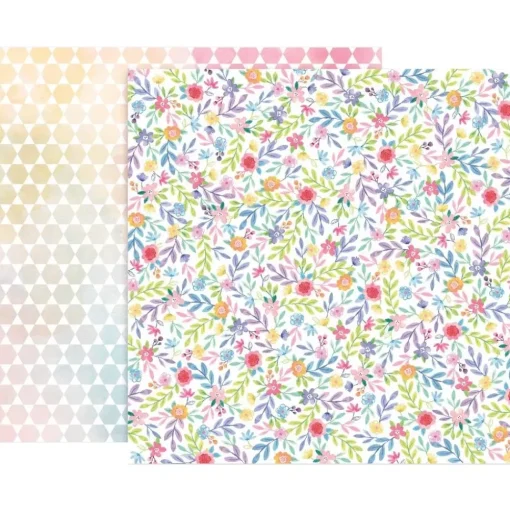SUPER OFERTA **40%** Papel #23 Bloom Street Paige Evans Pink Paislee 30x30cm