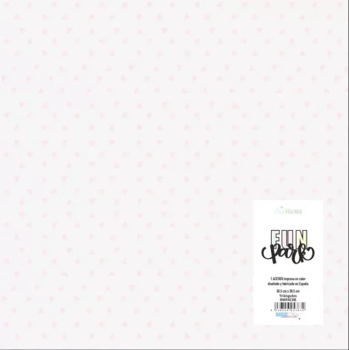 SUPER OFERTA **30%** Papel de Acetato Triángulos Fun Park The Mint Feather