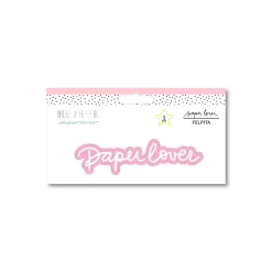 SUPER OFERTA **40%** Parche de felpa Paper Lover Micaela Ferrero