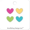 SUPER OFERTA **30%** Pins de corazones Doodlebug