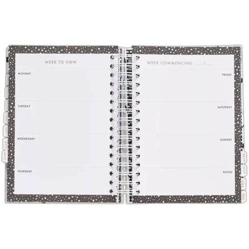 SUPER OFERTA **40%** Planner Metallic Mono A6