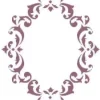 SUPER OFERTA **50% Plantilla de Stencil V-215 Marco 15x21cm Dayka