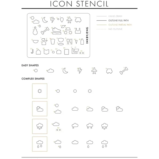 SUPER OFERTA **40%** Plantilla Icon Inkbyjeng