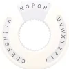 SUPER OFERTA **40%** Rueda de tipografía Sans Serif Mayúsculas para Etiquetadora Label It