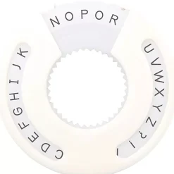 SUPER OFERTA **40%** Rueda de tipografía Sans Serif Mayúsculas para Etiquetadora Label It