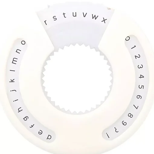SUPER OFERTA **40%** Rueda de tipografía Sans Serif Minúsculas para Etiquetadora Label It