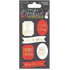 SUPER OFERTA **40%** Sentiment Toppers Festive Wonder Dovecraft