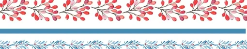 SUPER OFERTA **40%** Set 3 washi tapes Bayas Christmas Berries Artemio