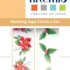 SUPER OFERTA **40%** Set 2 washi tapes Hojas Christmas Berries Artemio