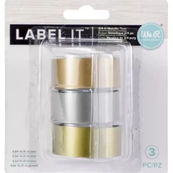 SUPER OFERTA **40%** Set de 3 cintas metálicas 1.9cm para Label It
