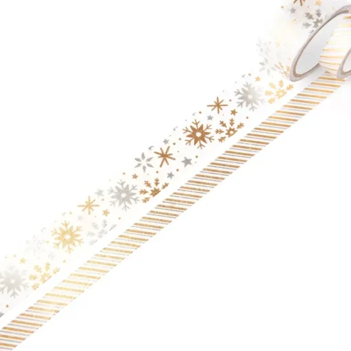 SUPER OFERTA **40%** Set de 2 washi tapes Snowflake Recollections