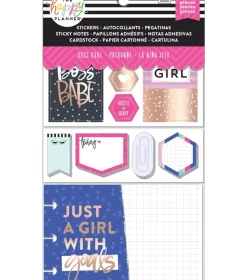 SUPER OFERTA **30%** Set de complementos Boss Babe Happy Planner