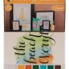SUPER OFERTA **40%** Set de láminas acuarelables Gold Stack Tropical DCWV 29x38cm
